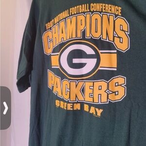 NEW Green Bay Packers 1997 NFL Green T-shirt Size XL Throwback